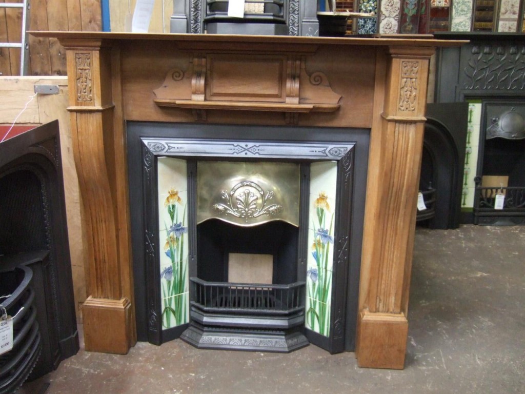 Victorian Oak Fireplace Surround Cambridge F125WS Antique Fireplace Co