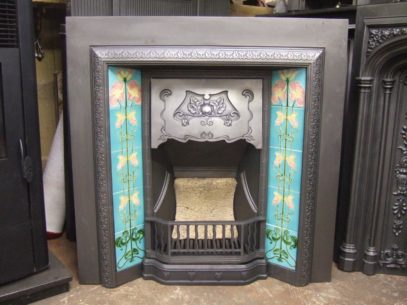 220TI - Original Art Nouveau Tiled Fireplace Insert