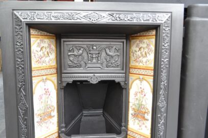 Victorian Tiled Fireplace Insert 4650TI - Oldfireplaces