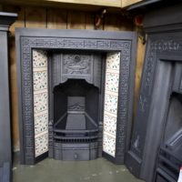 Small Victorian Tiled Insert 1652TI - Antique Fireplace Company