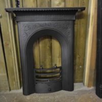 Early Victorian Bedroom Cast Iron Fireplace - 1338B = The Antique Fireplace Company