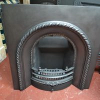 Victorian Cast Iron Arched Insert - 2065AI - The Antique Fireplace Company