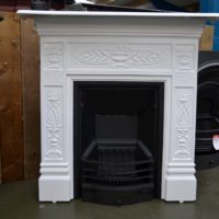 Victorian Cast Iron Painted Fireplace 4005LC - Oldfireplaces