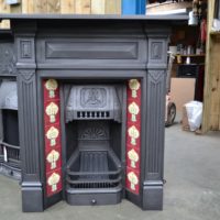 Late Victorian Tiled Combination Fireplace 4033TC - Oldfireplaces