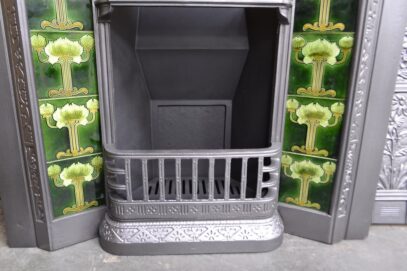 Art Nouveau Tiled Insert 4649TI - Oldfireplaces