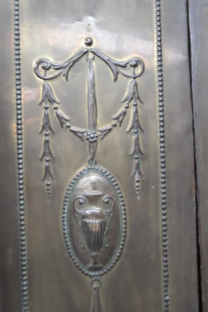 Edwardian Brass Fireplace Panels 4654I - Oldfireplaces