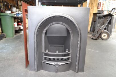 Antique Victorian Arched Insert 4657AI - Oldfireplaces