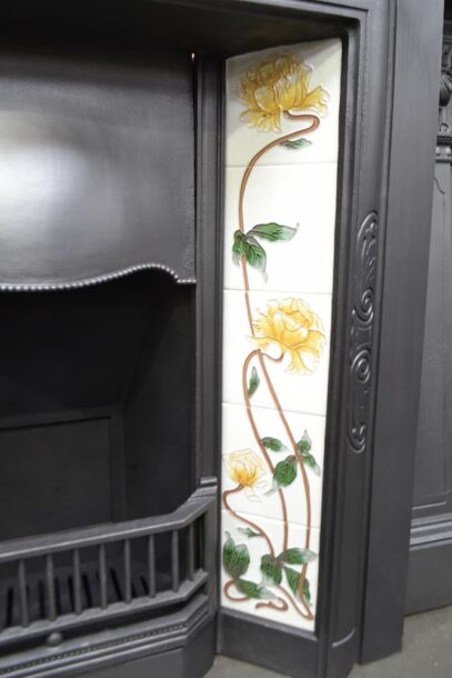 Edwardian Tiled Fireplace Insert 4652TI -Oldfireplaces